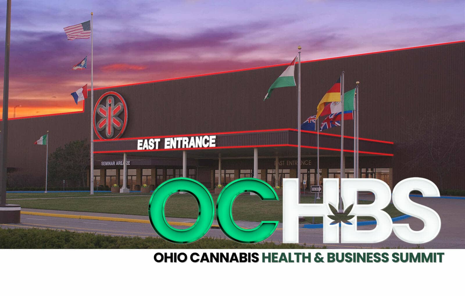 Ohio Cannabis Health & Business Summit IX Center East Entrance
