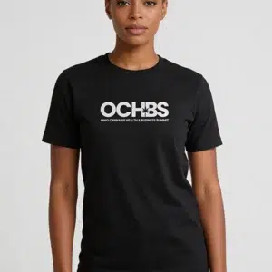Black T-Shirt with White OCHBS Logo